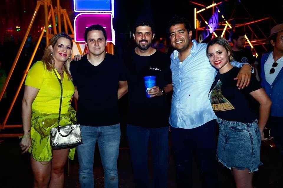 Nelly Toussaint, Rodrigo Hijar, Alejandro Páez y Eva Sánchez