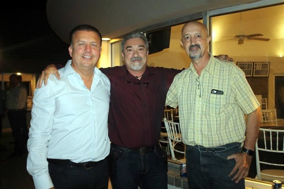 Alejandro Palacios, Jorge Luis González y Ramiro Leal