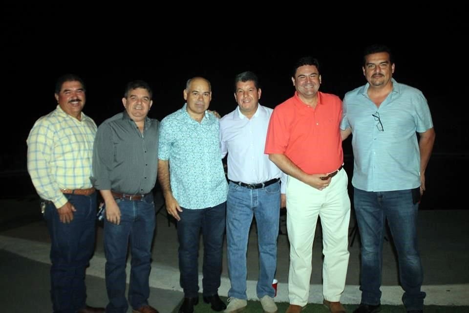 Héctor Ramírez, Ramón Alanís, Sergio Ríos, Javier Melo, Manuel Ayala y Javier Montalvo