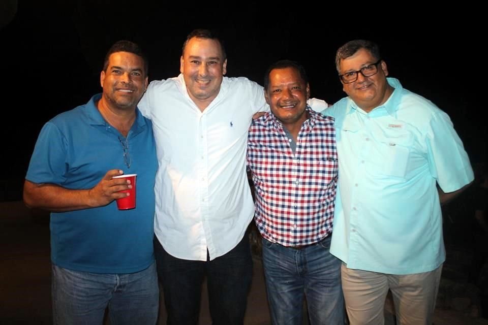 Roberto Flores, Carlos Carvallo de la Peña, Ilmark Nafatte y Héctor Zambrano