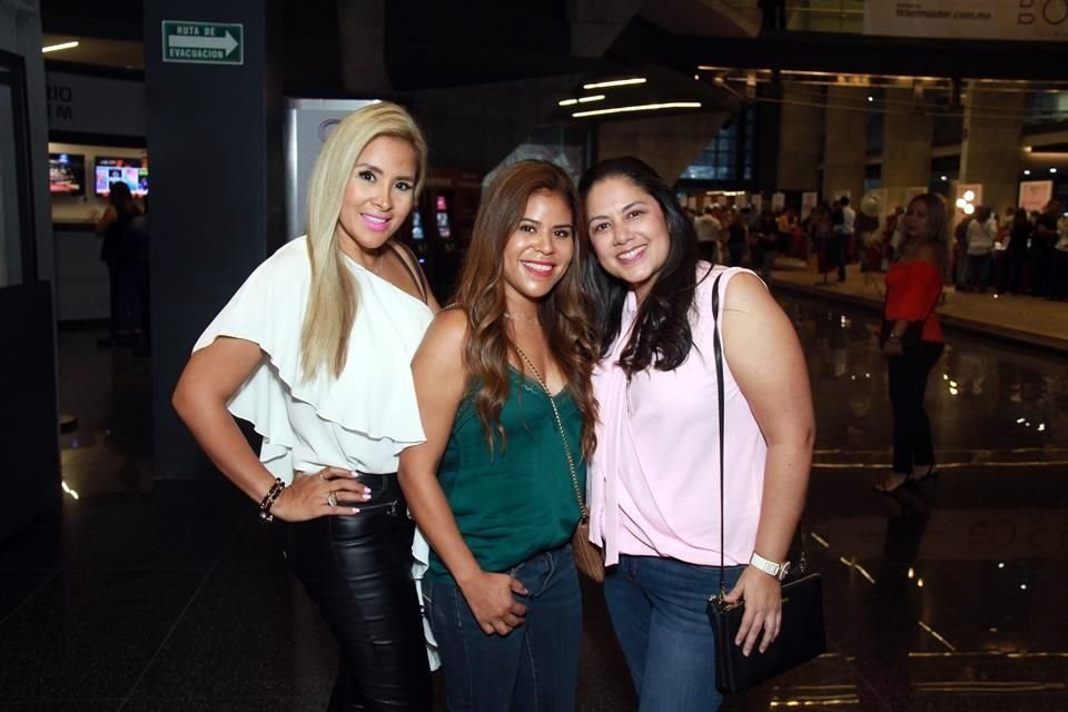 Tatiana Sánchez, Leticia Huerta y Karla Hernández