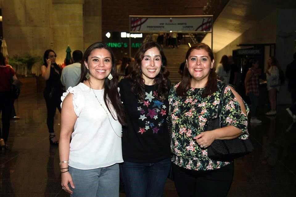 Liliana Tamez, Claudia Hinojosa y Liz Martínez