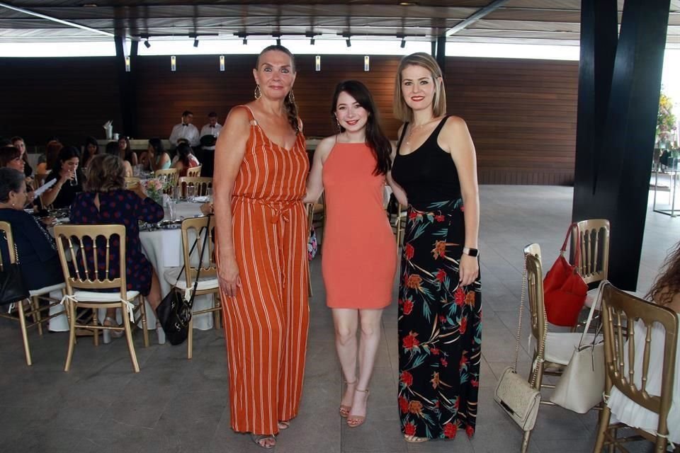 Irma Lackner, María Fernanda Vázquez e Irma Guardado