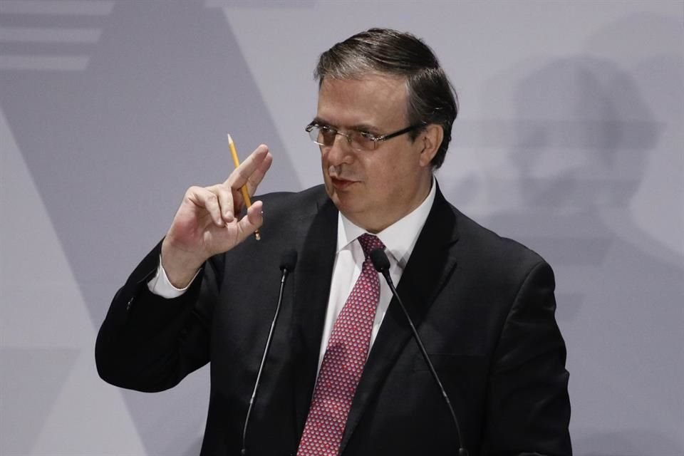 Marcelo Ebrard, Canciller de México.