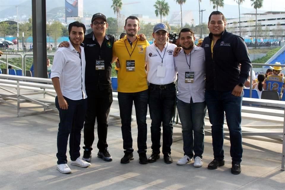Ignacio Sánchez, Ángel Ozuna, Carlos Pimentel, Luis Rolando Hernández, Job Chapa y José de la Fuente