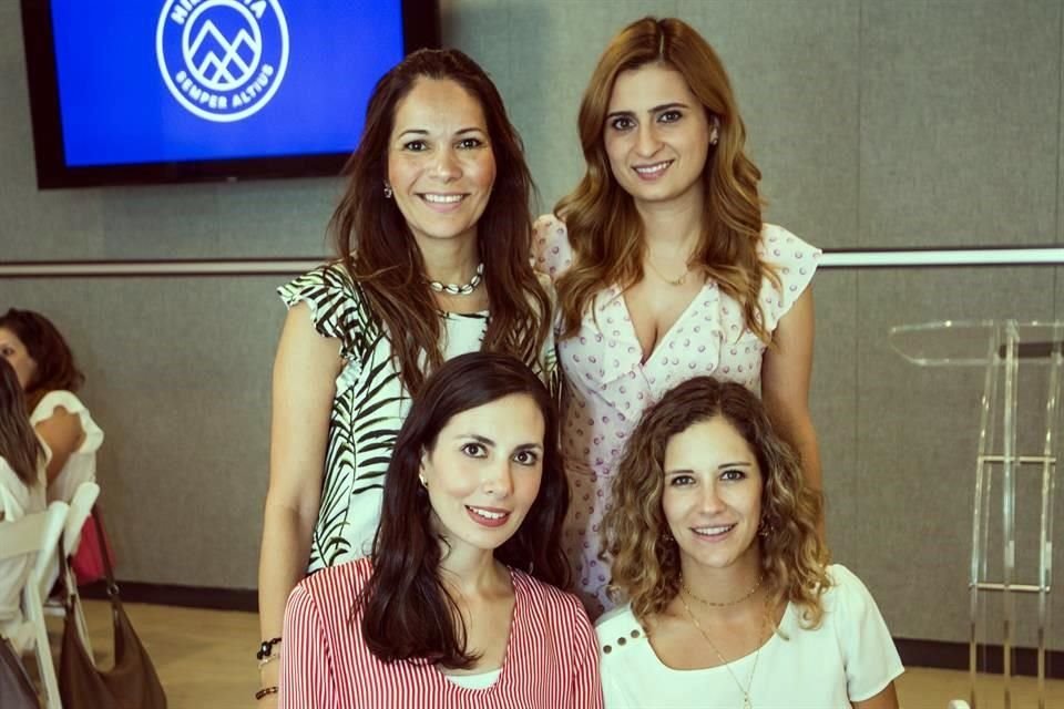 Nidia Guajardo, Lilia Hiarmes,  Marcela Ruiz y Gabriela Martínez