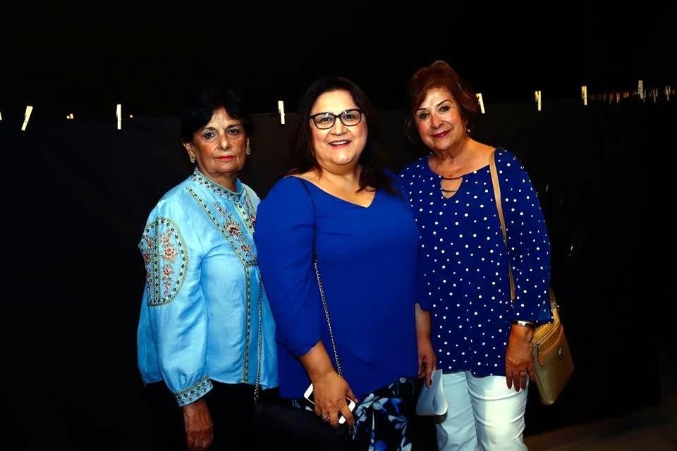Carmen Martínez, Martha Ávalos y María Lilia Elizondo
