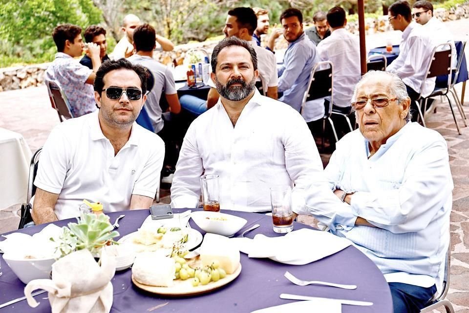 Rafael Selem, Mauricio Gatás y José Angel Mercado
