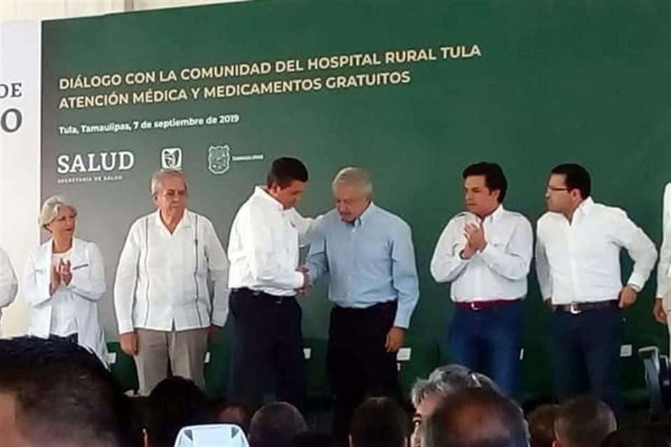 El Presidente López Obrador inició hoy su gira por Tamaulipas, donde estuvo en el Pueblo Mágico de Tula.