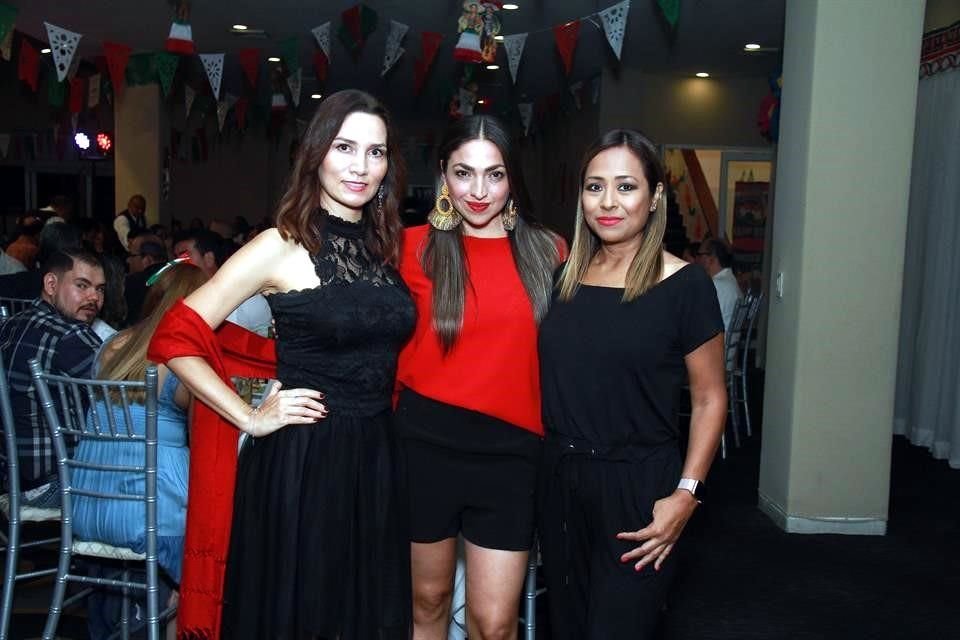Lucy Lim, Kathalina García de Chapa y Liz Muñiz