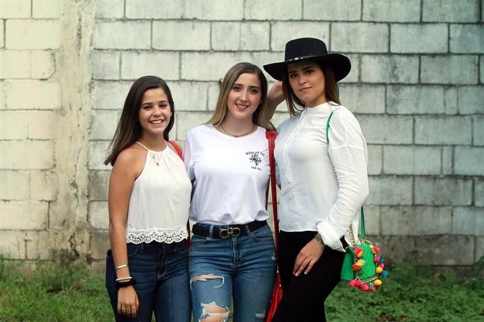 Daniela González, Alexa Guzmán y Fernanda Doriz