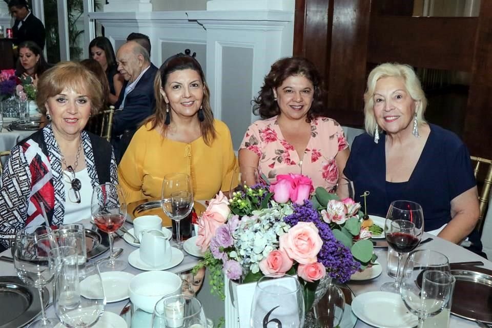 Patricia Fernández de Madero, Lourdes Guardado, María Elena Garza y Norma Villarreal