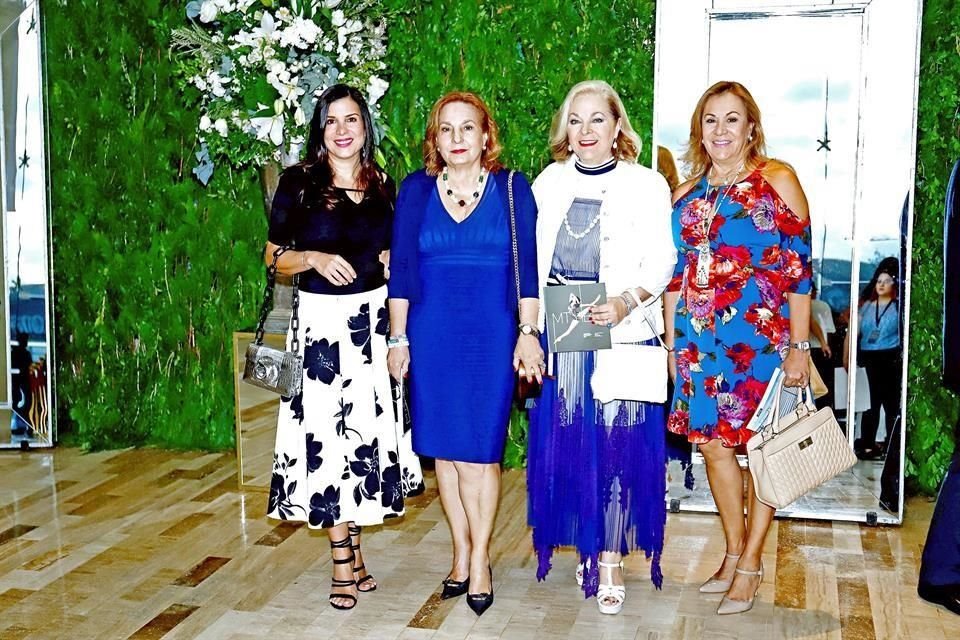 Lorenia Canavati, Blanca Melo de Sotomayor, Liliana Melo de Sada y Catalina Farías