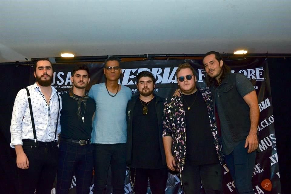 José Pablo García, Neto Ortiz, fLIP Tamez, Lalo Vázquez, Daniel Vázquez y José Madero