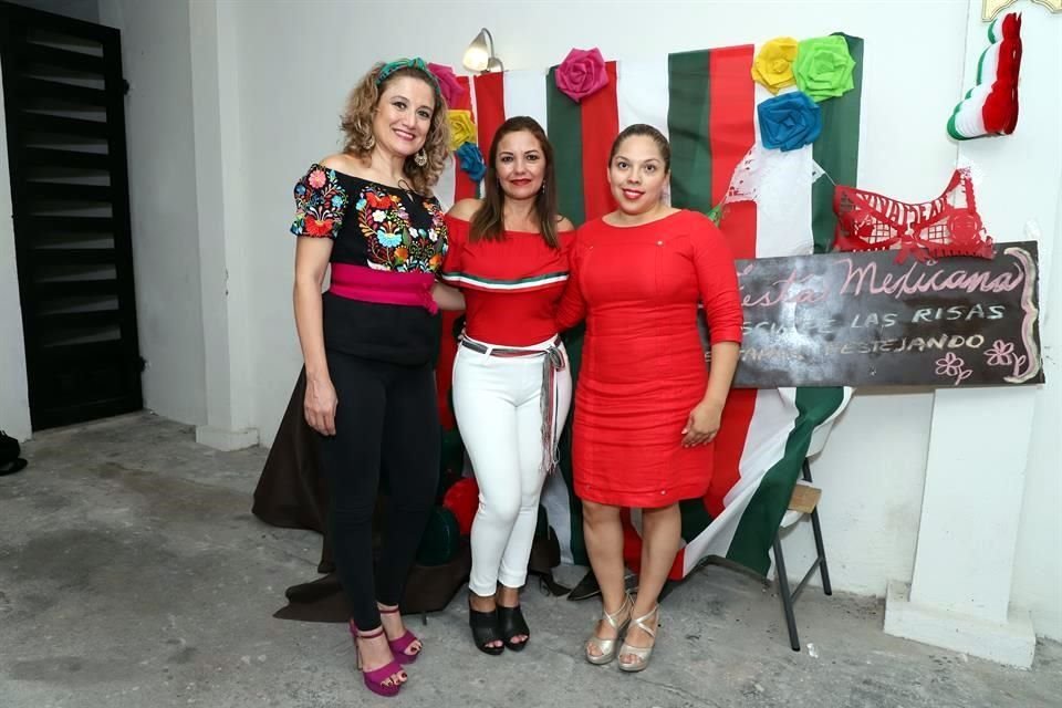 Gaby Galván, Gloria Lucio y Pamela Sosa