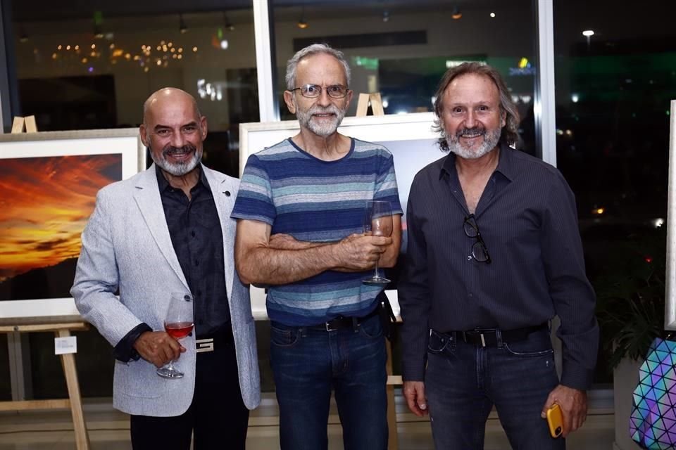 Alberto Villarreal, Roberto Ortiz y Jorge Elizondo