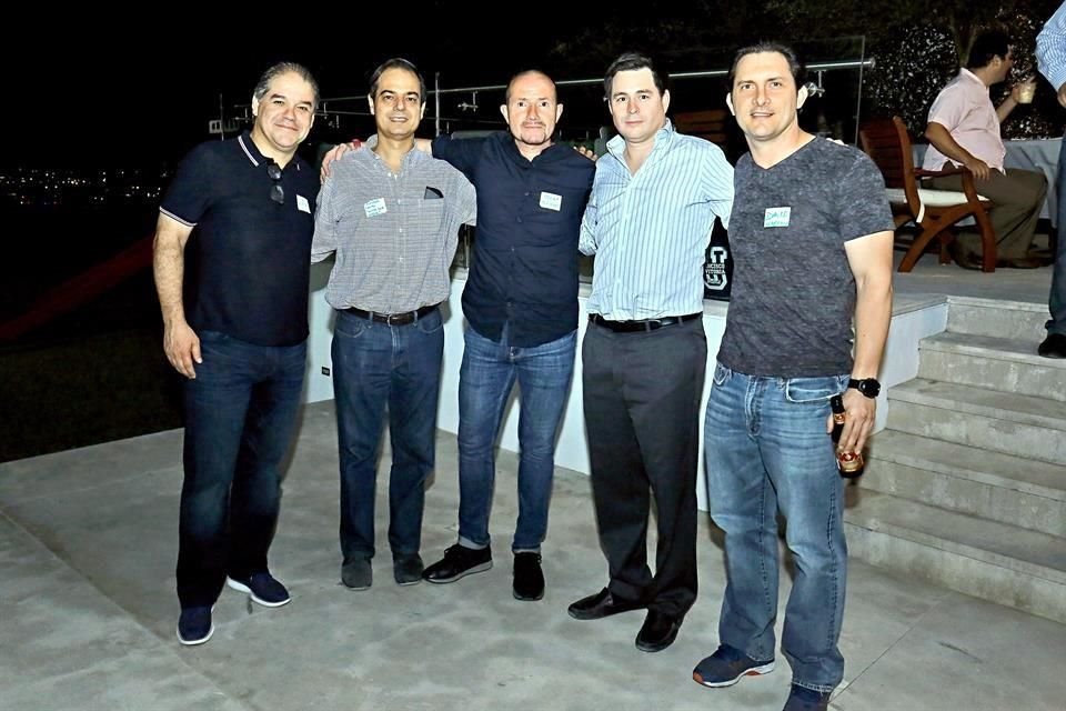 Luis Martínez, Salvador Costa, Óscar Perdiz, Felipe Bueno y David Margáin