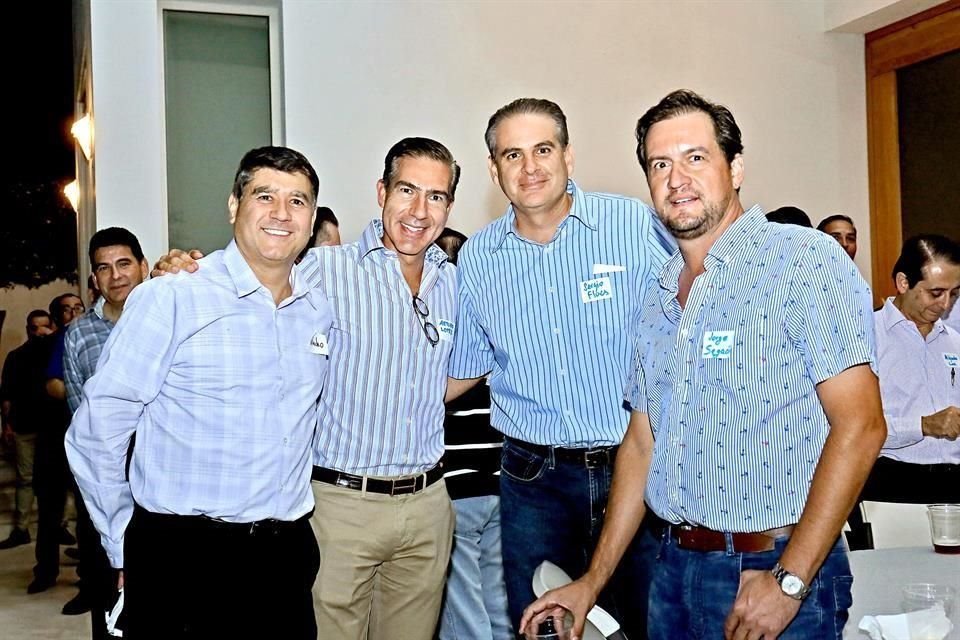 Ignacio Madero, Arturo López Martín, Sergio Flores y Jorge Sagaón