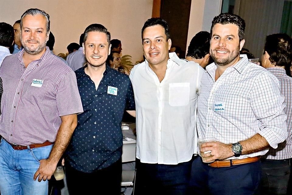 Gabriel Chávez, David Bermeo, Alejandro Zavala y Víctor Bracamontes