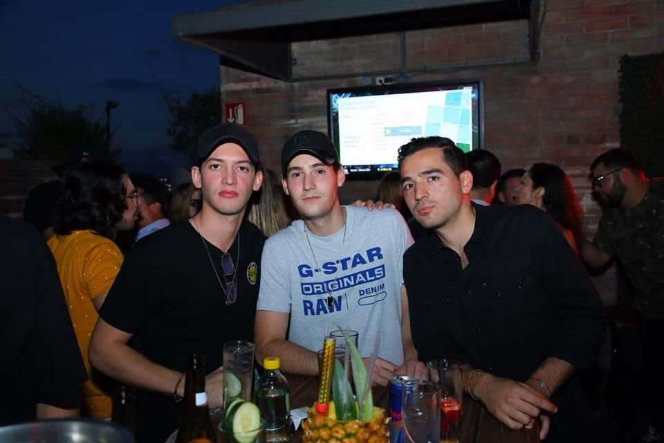 Guillermo Baillères, Mauricio Scala y Óscar García