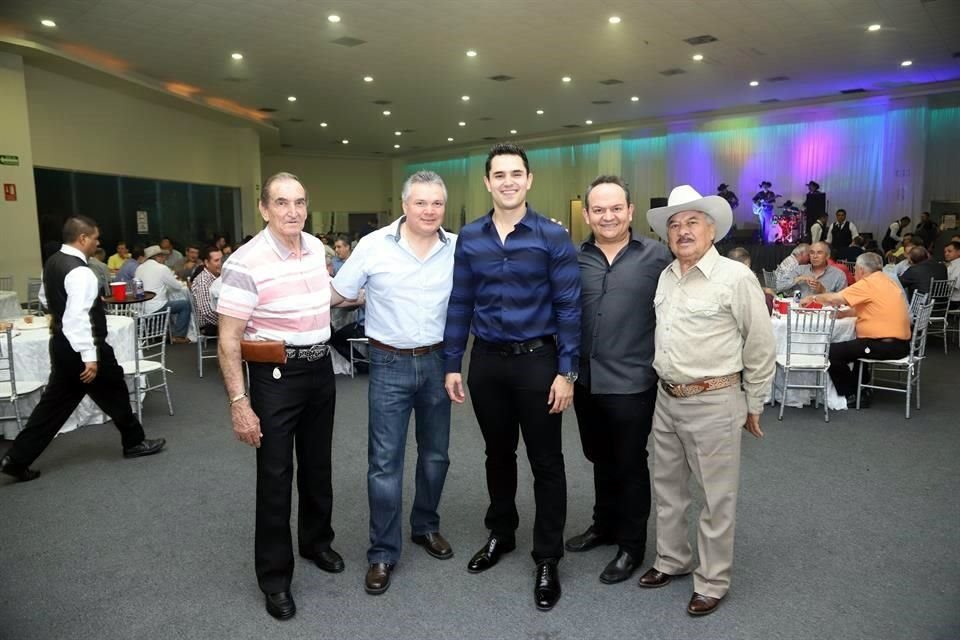 Manuel Olivares, Juan Carlos Cavazos Ortiz, Francisco Caballero, Benito Caballero y Francisco Caballero
