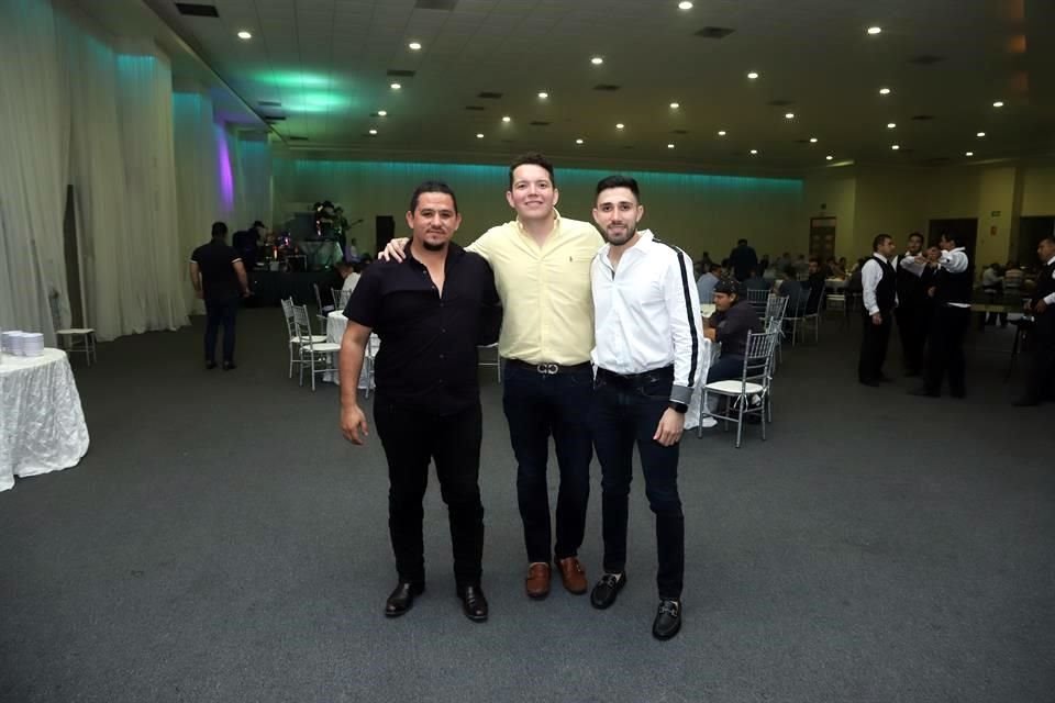 Jibram Hernández, Gilberto Quezada y Javier Garza