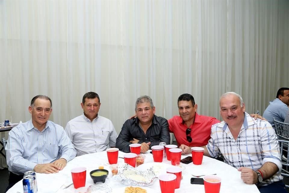 Alberto Zambrano, Marcos Garza, Ernesto Bosques, Juan Bosques y José Luis Morales