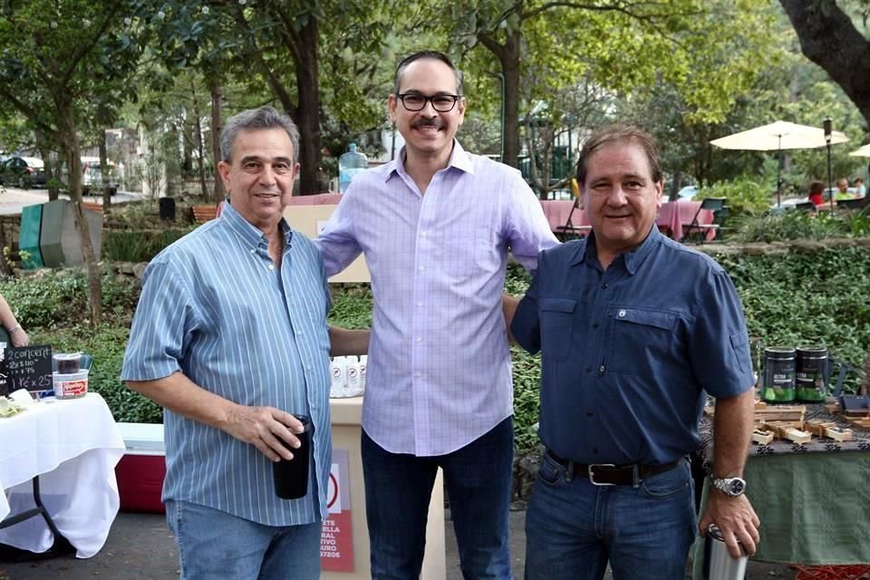 Jaime Sada, Ramiro Rodríguez y Martín Garza Escamilla