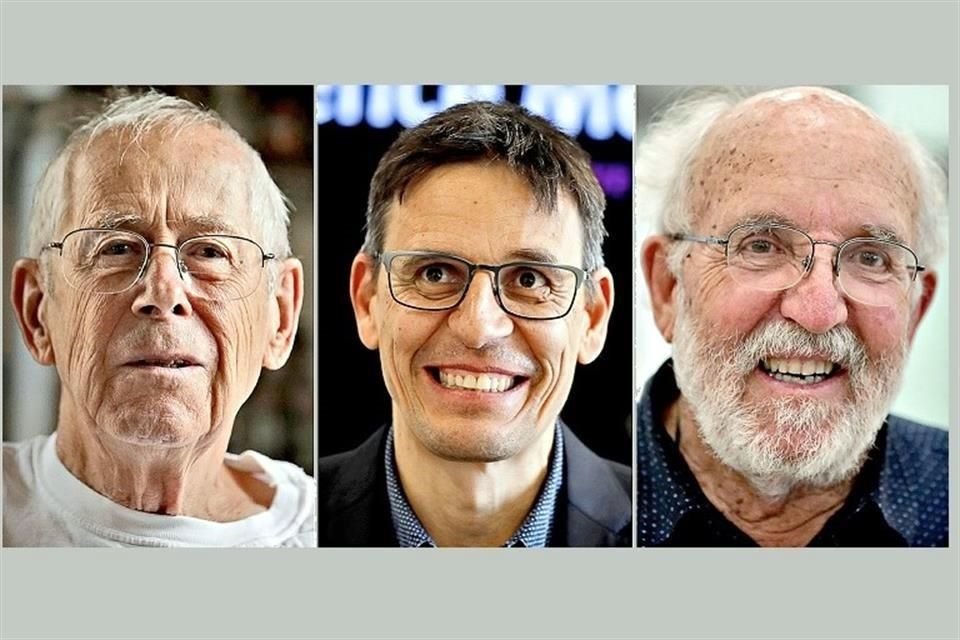 James Peebles, de Canadá y los suizos Didier Queloz y Michel Mayor recibieron el premio Nóbel de la Física este 2019.