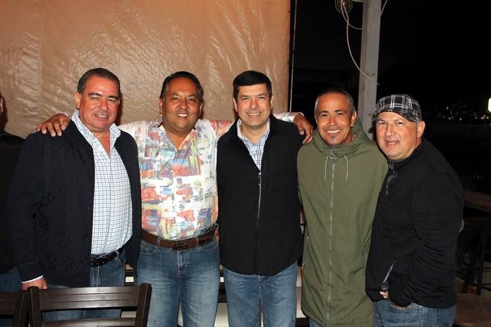 Gerardo Valdés, Rubén Barahona Gerardo Garza, Miguel Herrera y Manuel Villarreal