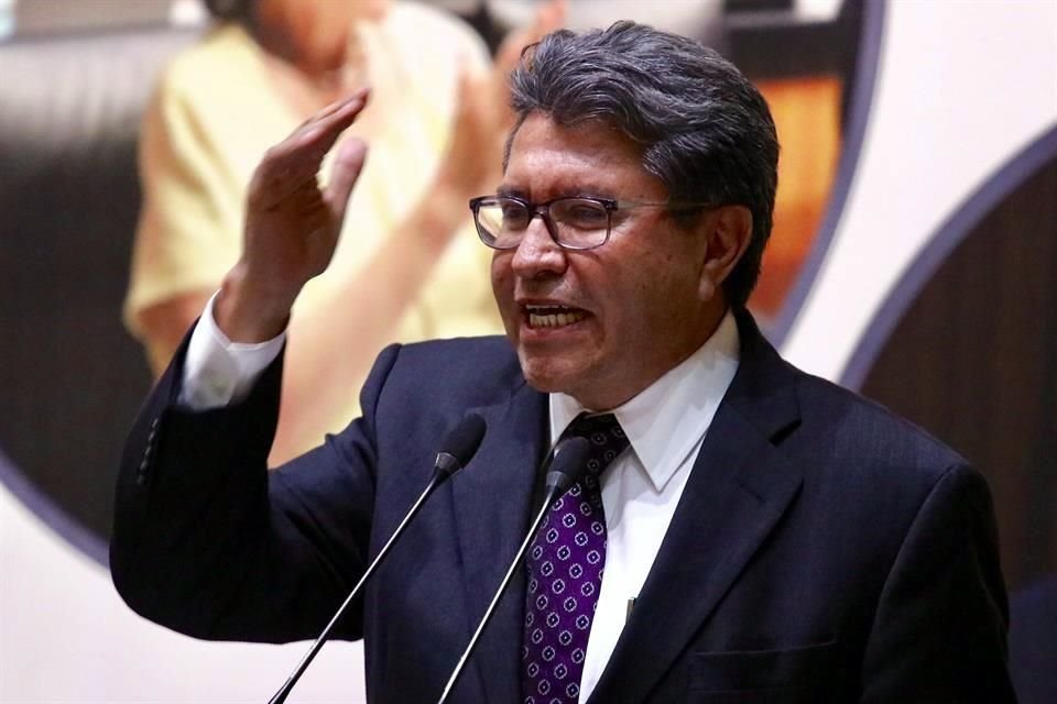 Ricardo Monreal, coordinador de la bancada de Morena en el Senado.