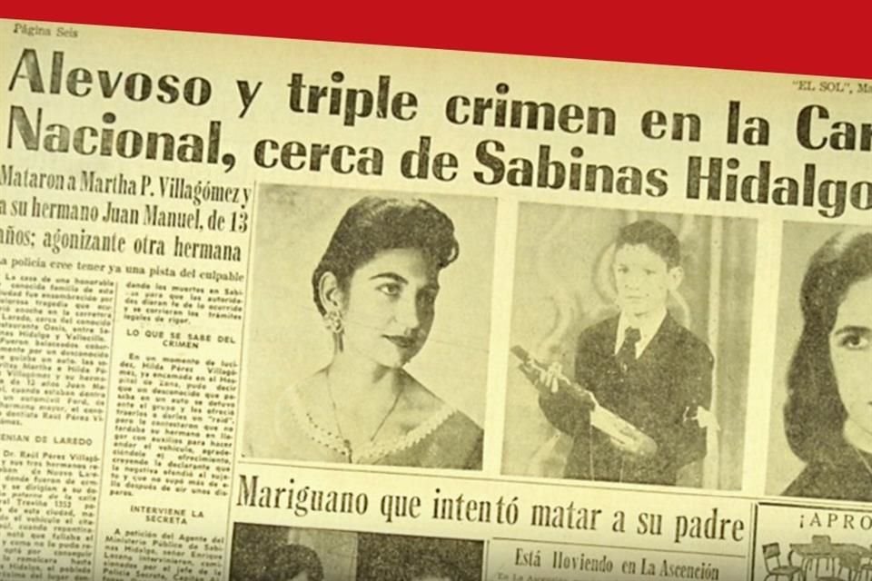 Nota del asesinato de los hermanos Prez Villagmez publicada el 13 de octubre de 1959.