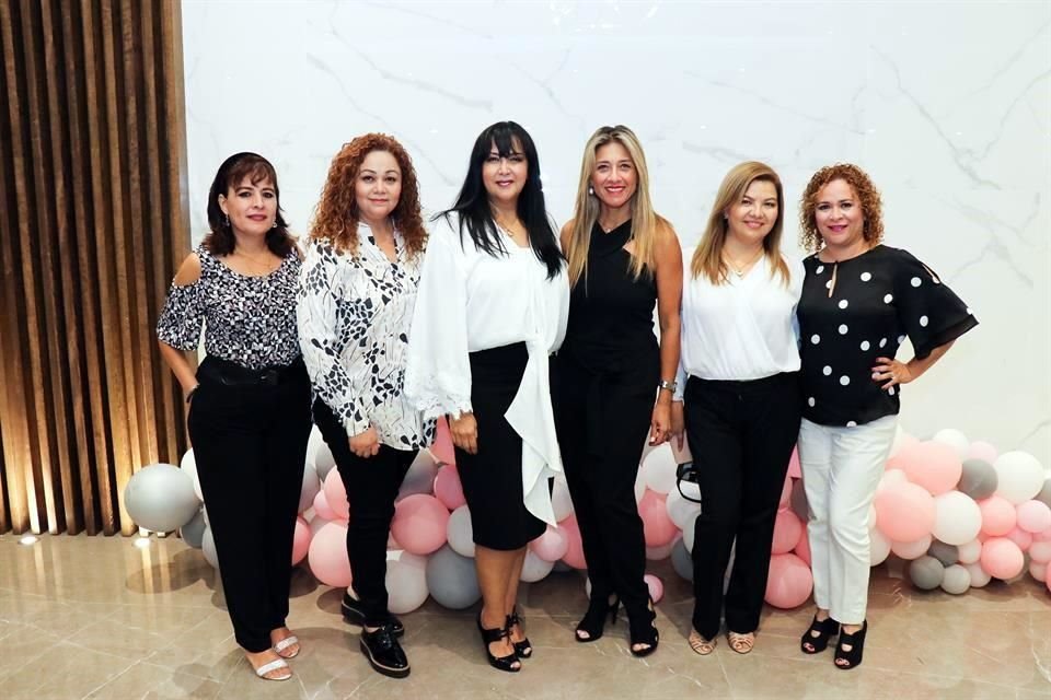 Lupita Romero, Maye Rodriguez, Giovanna Bejarano, Blanca de Guajardo, Lily Vallejo y Angeles Hernández