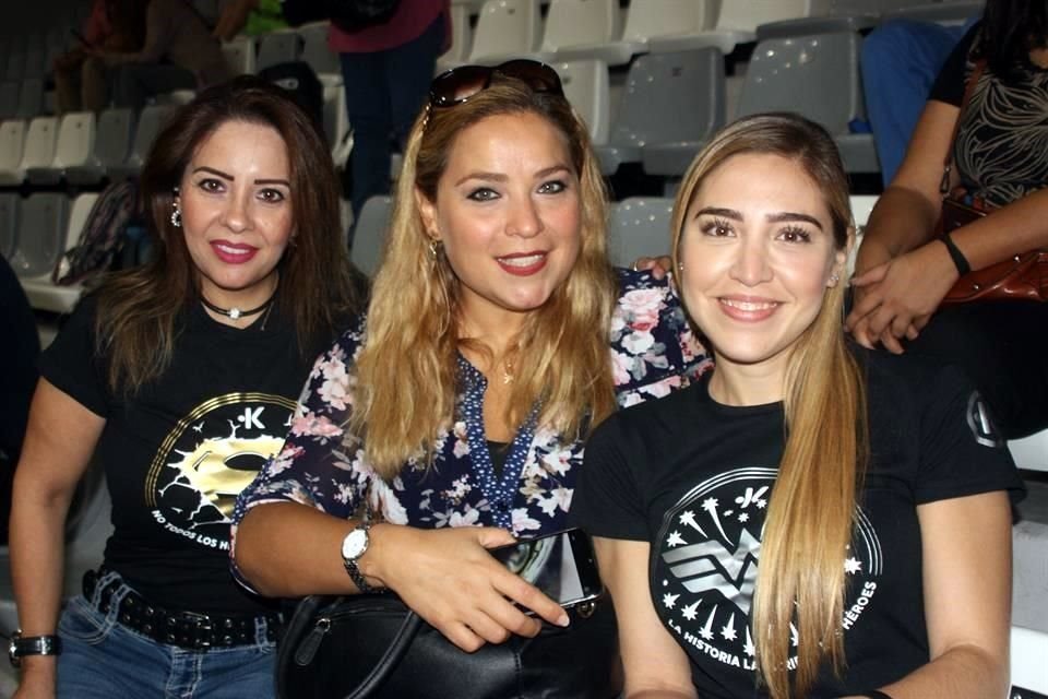 Marcela Sánchez, Olivia Quiroga y Melissa Quiroga