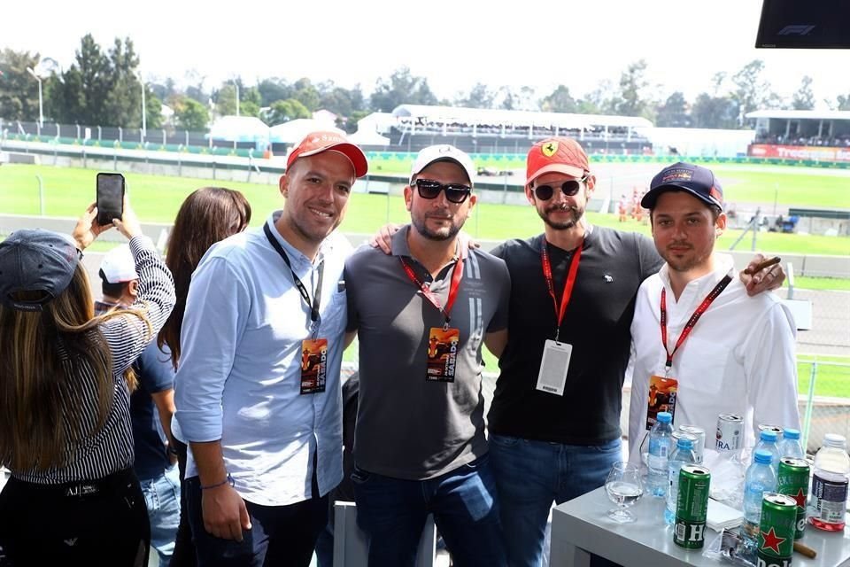Patricio Garza, Omar Troncoso, Jorge Lacayo y Manuel Méndez