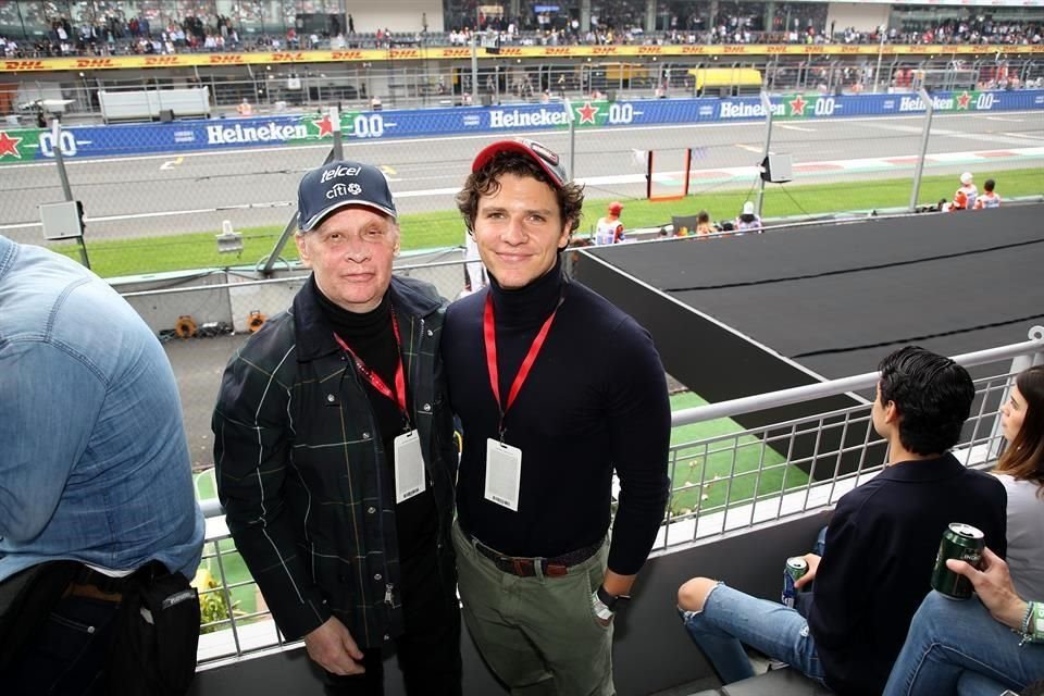 Antonio Dovalin y Antonio Dovalin, F1 GPMX Autódromo Hermanos Rodríguez, 26 10 2019.