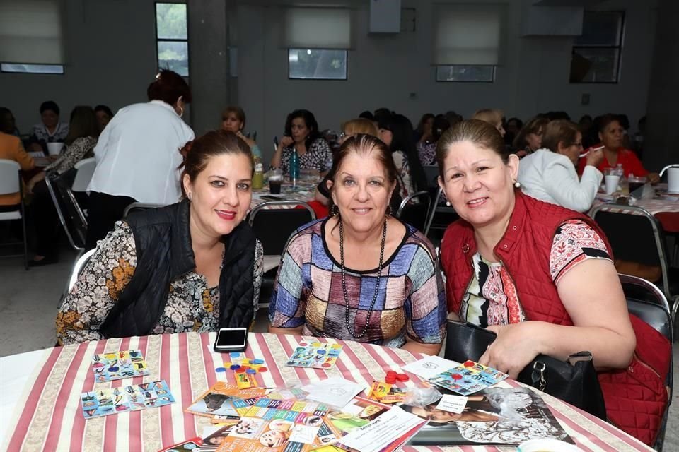 Pamela Ramírez, Graciela Ramírez y Lulú Rodríguez de Lerma