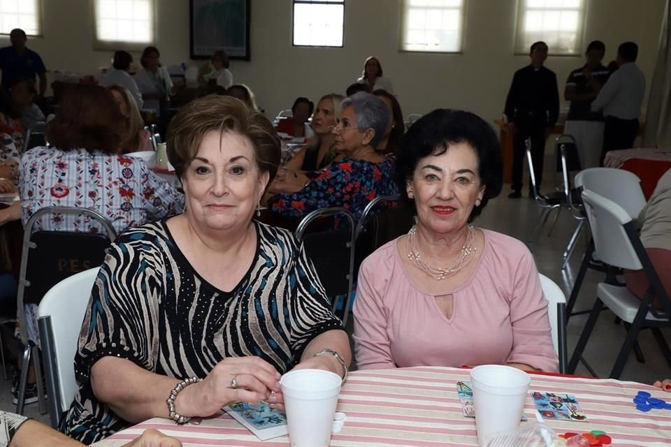 Hortencia Navarro de Aldrete y María Antonieta Villarreal de Cantú