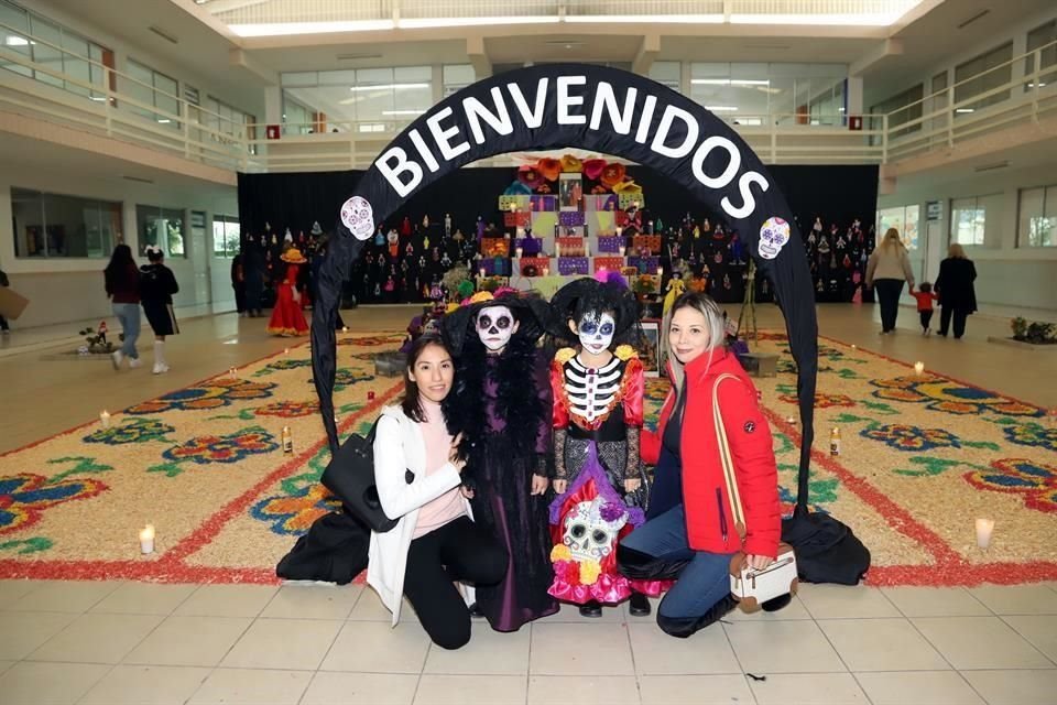 Mayra Rodríguez, Andrea Zamora, Victoria González y Brenda Cantú