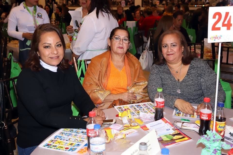 Patricia Puente, Isabel Escalante e Hilda Sandoval