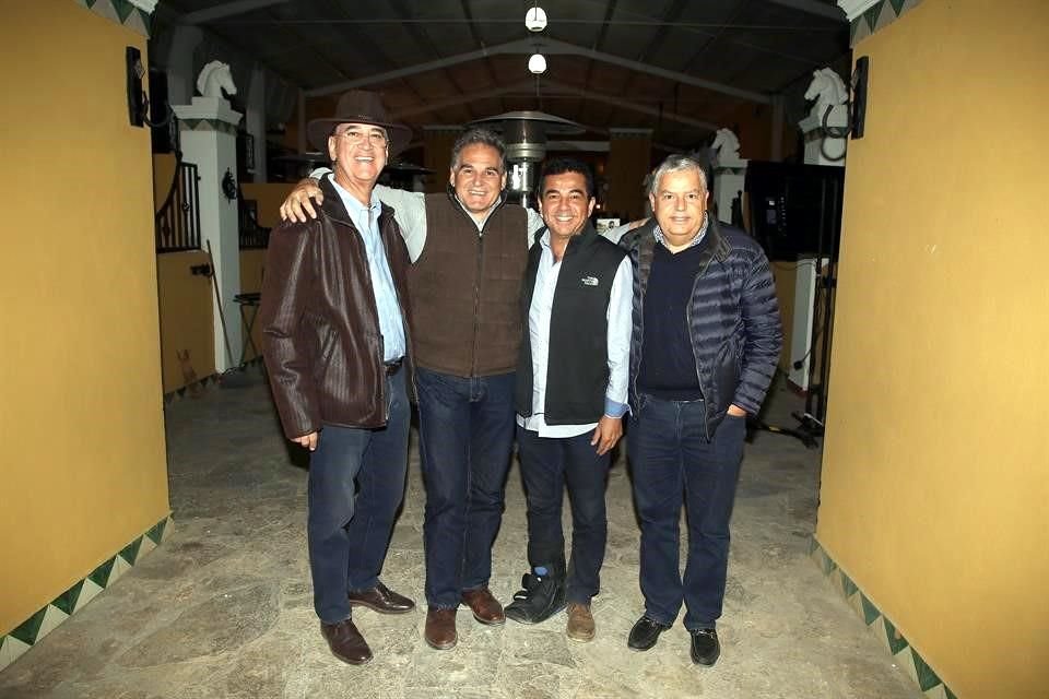 Adrián Martínez, Eugenio Dávila, Luis Fernando Martínez y Sergio O´farril