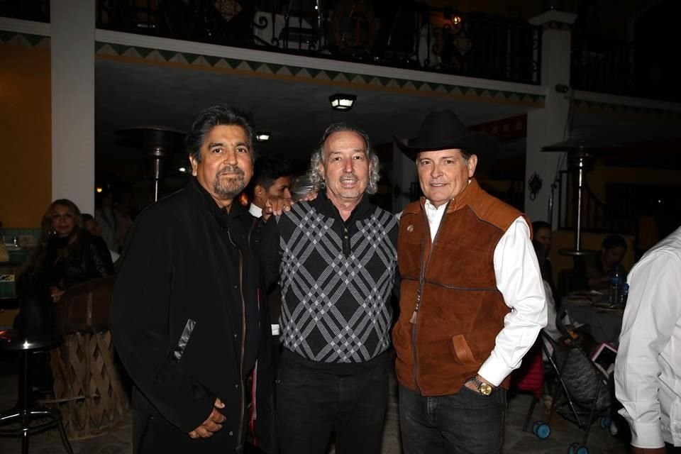 Pepe Ponce, Marco Antonio García Villarreal y Jorge Montemayor