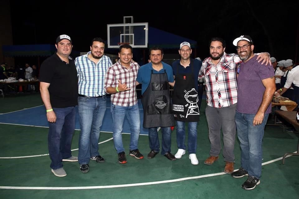 Mario Quiroga, Israel Putz, Shelby Theriot, Jorge Santos, Ricardo Leal, Alejandro Reyes y Miguel Rodríguez