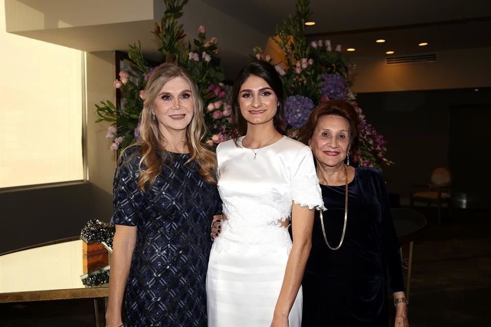 Mayra García Ayala, Alejandra Cerda y Dora Emma Ayala