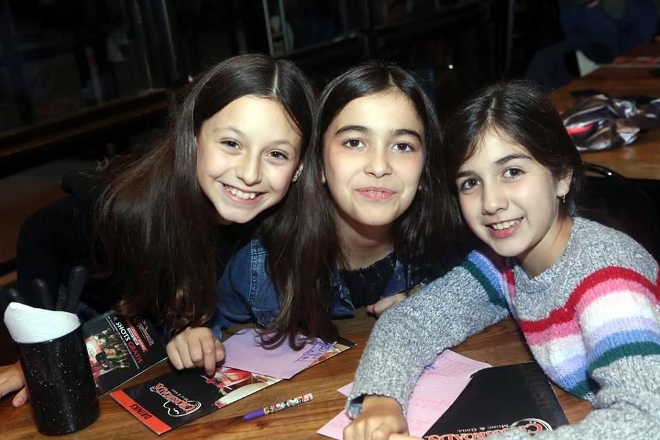 Marcela Lankenau, Sofía Mijáres y Carolina Cárdenas