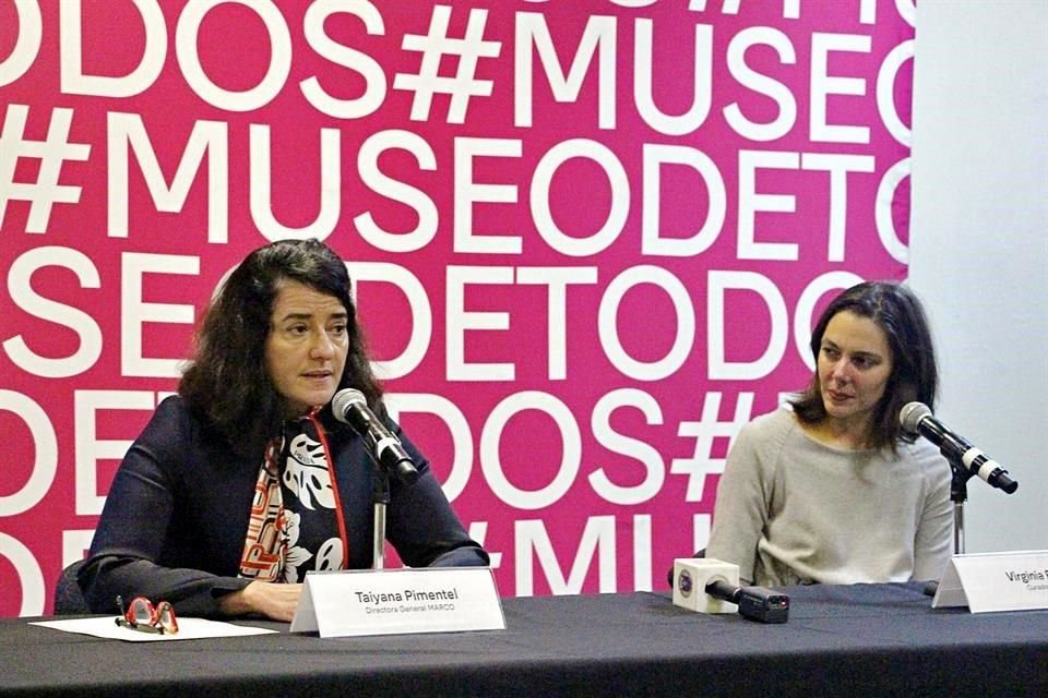 Taiyana Pimentel, directora de Marco, y la curadora Virginia Roy anunciaron la exposición.