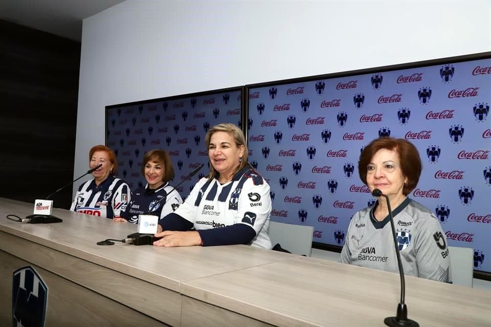 Alejandra Llamas de Villarreal, Norma Angélica Lozano de Lozano, Patricia Herrera de Ramírez y Gloria Villarreal de Rodríguez