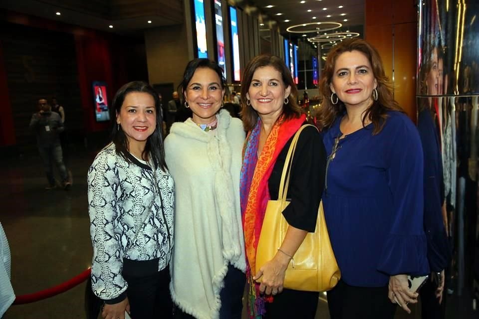 Marlene Sauceda, Rocío González, Martha Andonie y Lydia Vázquez
