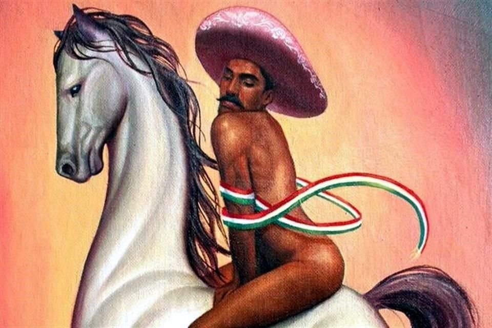 La polémica pintura de Emiliano Zapata del artista Fabián Cháirez se mantendrá en el Palacio Bellas Artes.