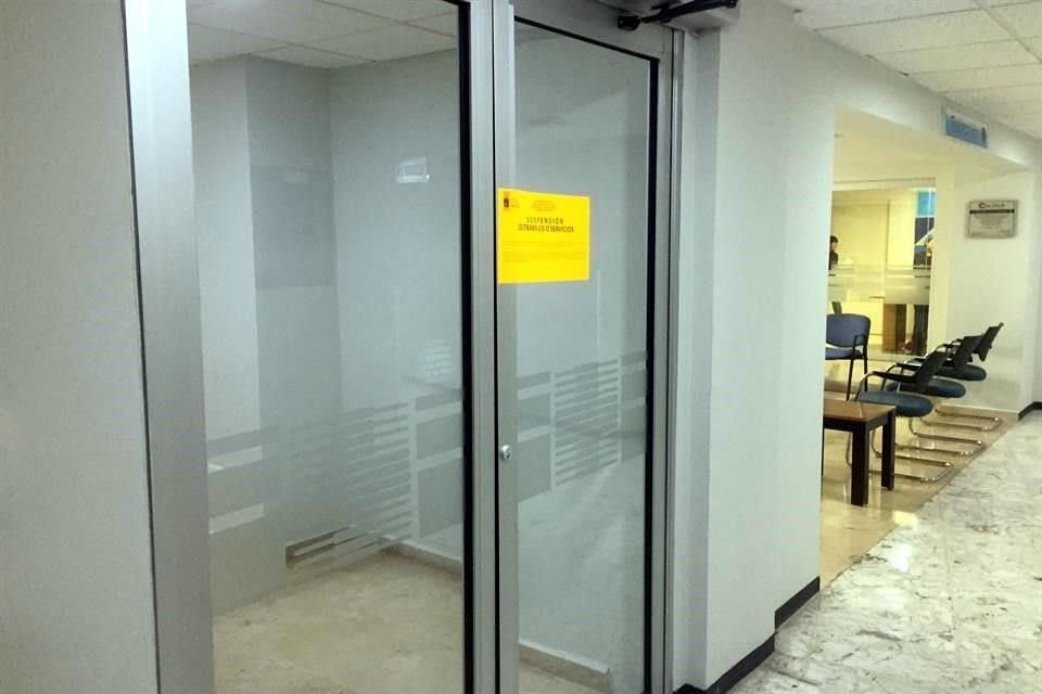 Hasta ayer una sección del centro médico se encontraba clausurado.